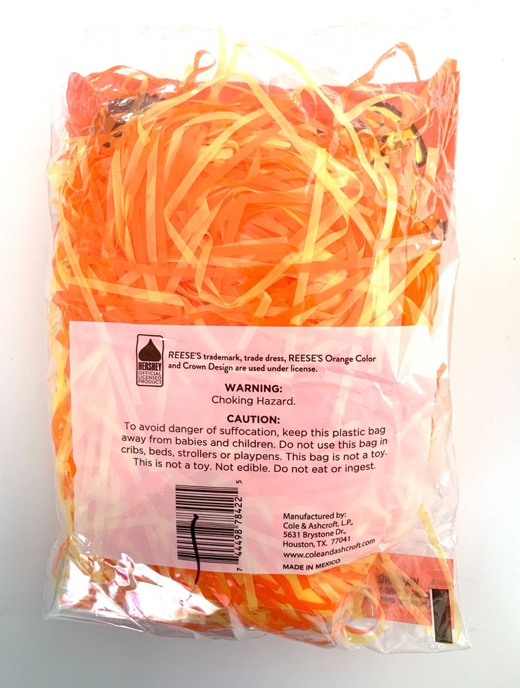 Reese’s Scented Easter Grass Yellow & Orange 3 oz Package