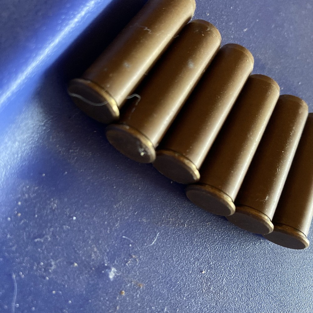 6 brass 357 dummy bullets