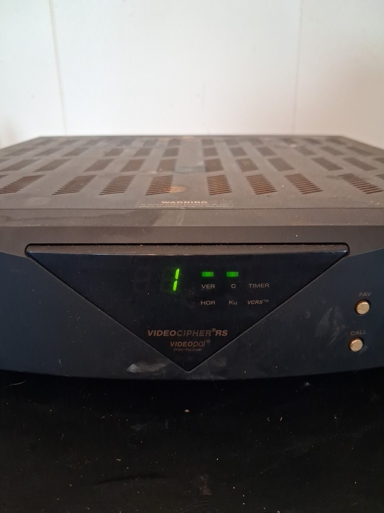 Uniden Videopal Videocipher RS Order Recorder Satellite Receiver - Powers On