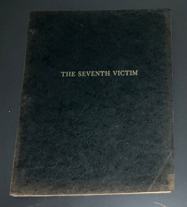 SEVENTH VICTIM (c1970s) Unmade Action-Exploitation w/Casting Notes + COA!
