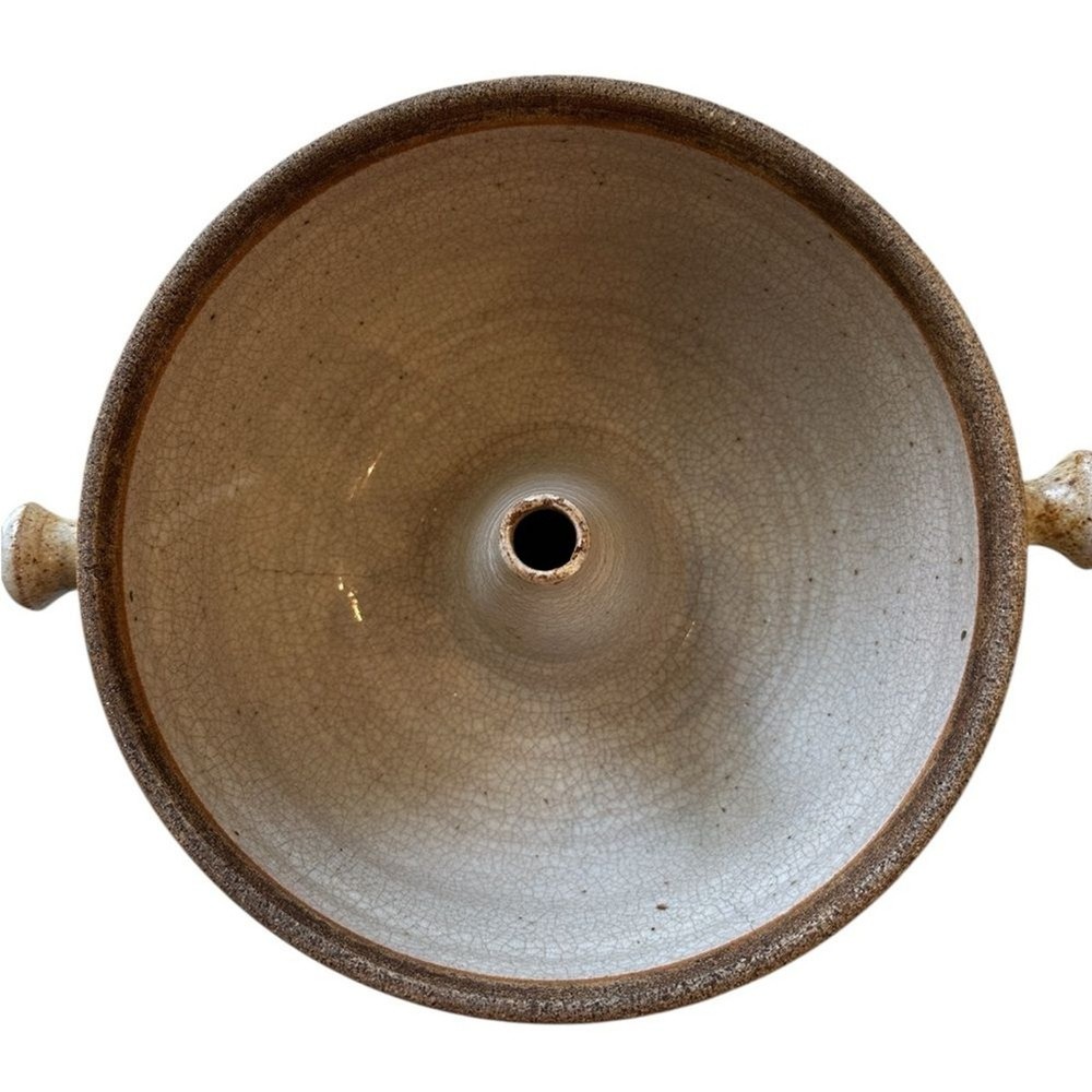Vintage Stoneware Funnel Steam Pot