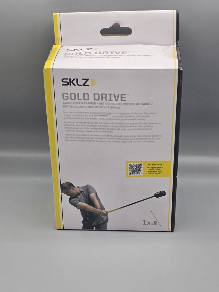 SKLZ Gold Drive Golf Training Tool - Black/Yellow