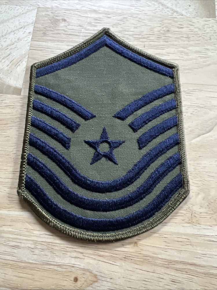 US Air Force Master Sergeant Chevron Patch