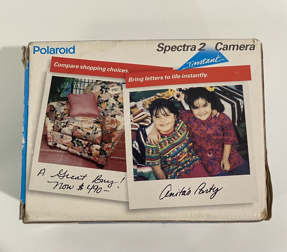 Polaroid Spectra 2 Instant Camera with Original Box & Manual Untested