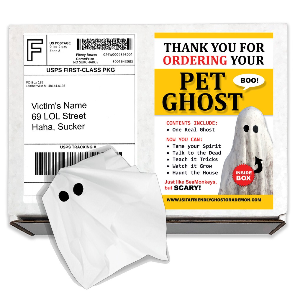 Prank Mail Pet Ghost Sent Directly to your Friends to Embarrass Them!
