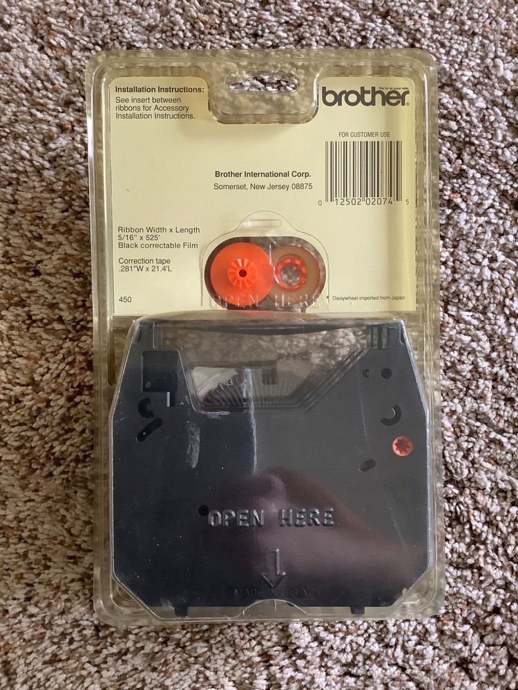 Brother SK-100 Starter Kit TYPEWRITER Word Processor ACCESSORY KIT Black NOS