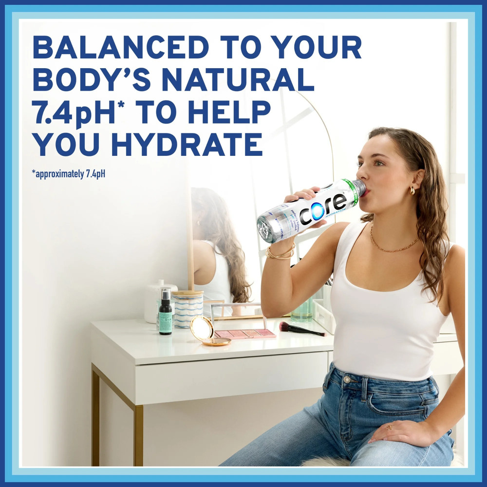 CORE Hydration Perfectly Balanced Drinking Water, 0.5 L bottles, 6 Count