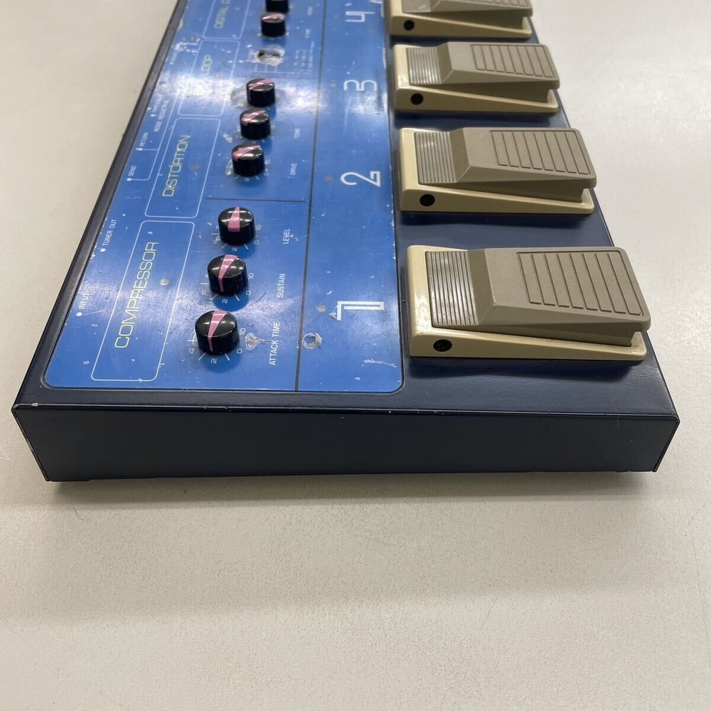 MAXON vintage analog multi-effector PUE5 AC adapter AC309 Working