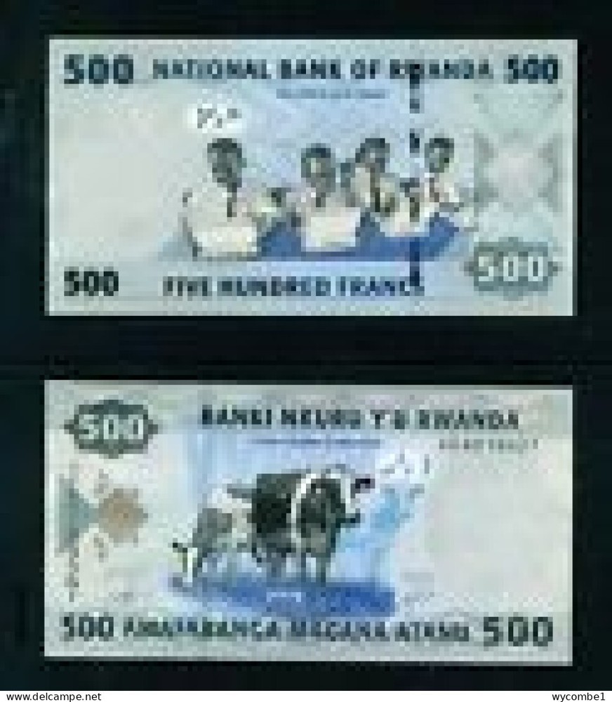 RWANDA - 2013 500 Francs UNC