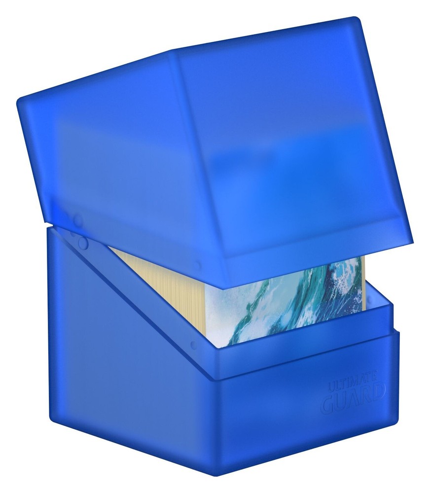 Ultimate Guard Boulder 100+ Deck Case Blue SAPPHIRE Holds Double Sleeved Cards