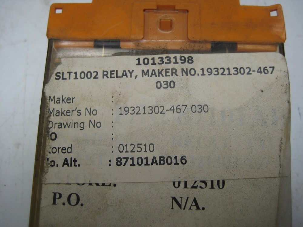 SCHLEICHER SLT1002 RELAY UNMP