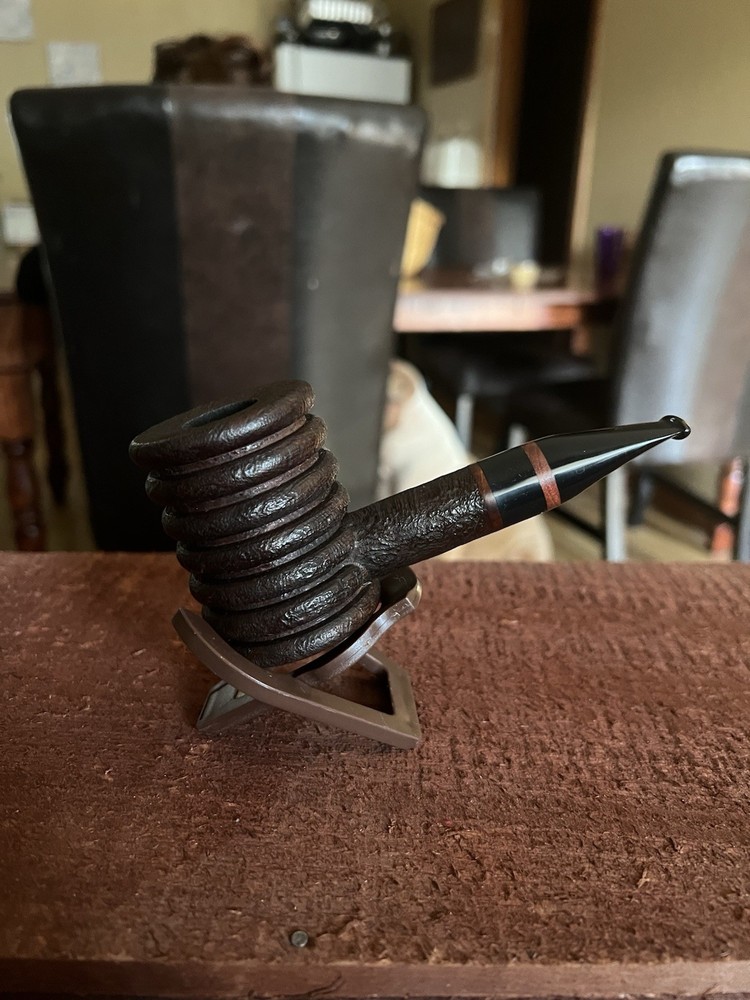 Joe Case Unique Round Stack Briar Pipe