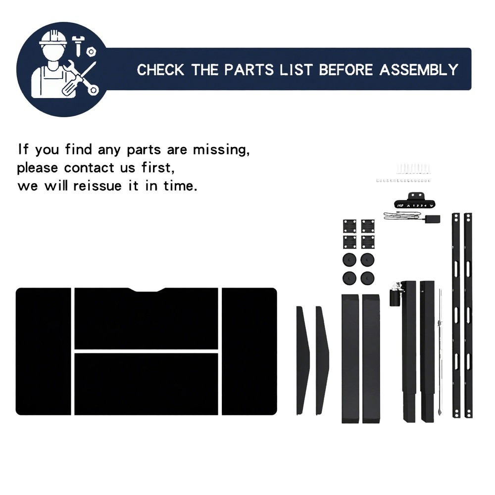 Modern Electric Standing Desk Height Adjustable Computer Desk Study Gaming Table