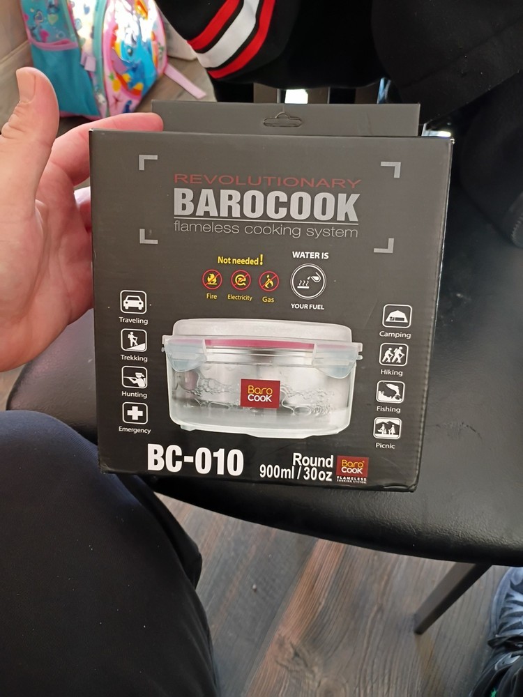 Barocook Rectangular Flameless Cookware System 900ml New