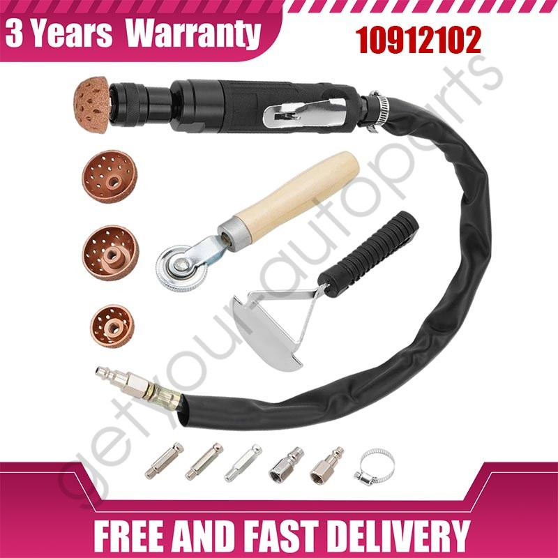 2500 RPM Tire Buffer & Repair Kit: Includes Scraper, Roller, Buffing Wheel
