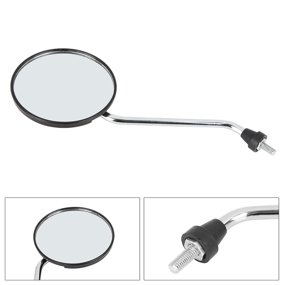 Universal Pair Red Motorcycle Mirror Rear Side Mirror
