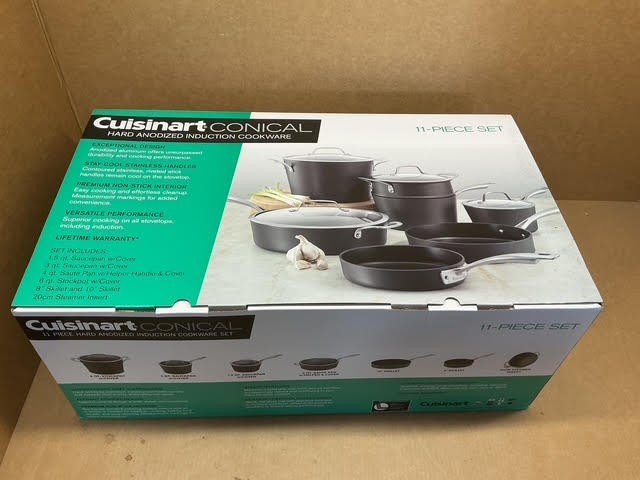 Cuisinart 62I-11 Cookware Set, Black, Medium