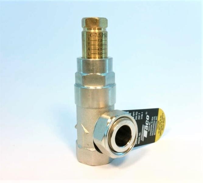 TACO 3.4" Differential bypass valve model 3196