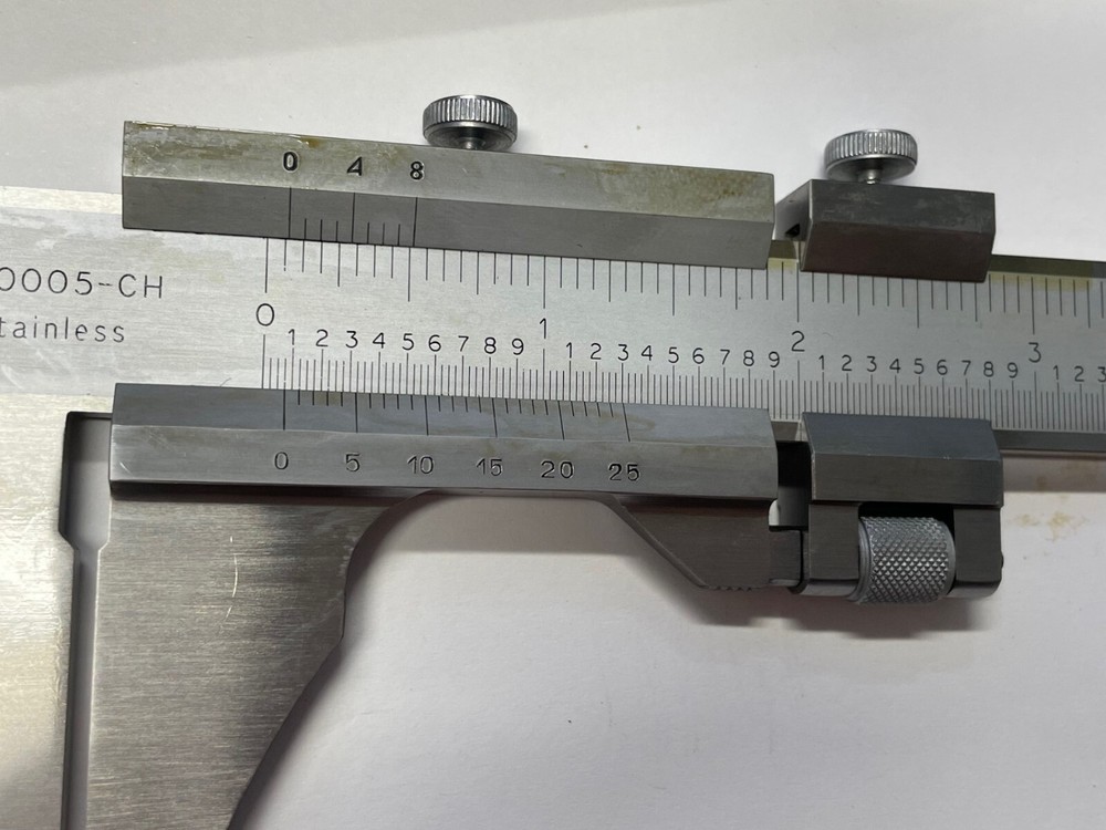 Fowler N-10005-CH Vernier Caliper, 0-9" Range, .001" Graduation