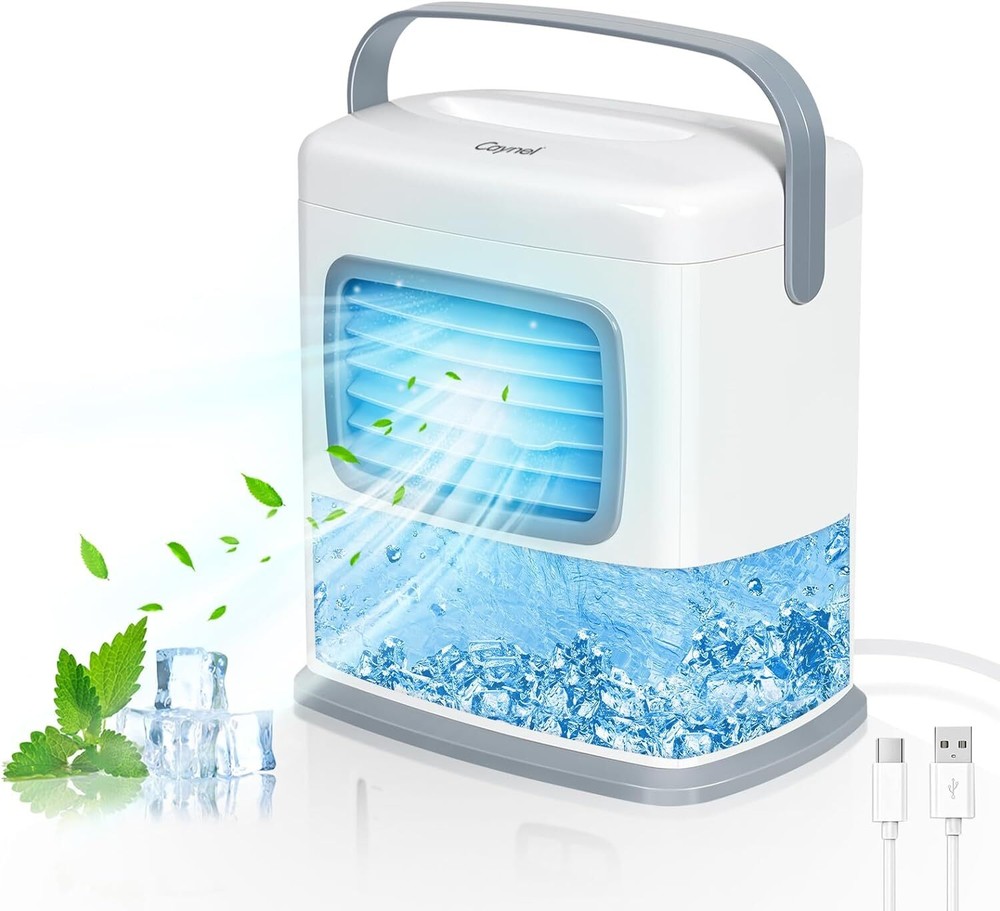 White Water Tank Portable Air Conditioners,1~12h Timer Adjustable air outlet