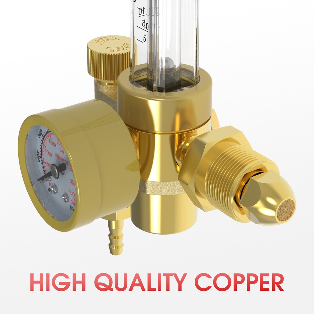 Argon/CO2 FlowMeter Regulator for TIG/MIG Welding