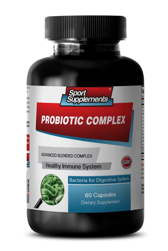 Digestive Aid - PROBIOTIC COMPLEX - Friendly Bacteria 1 Bottle 60 Capsules