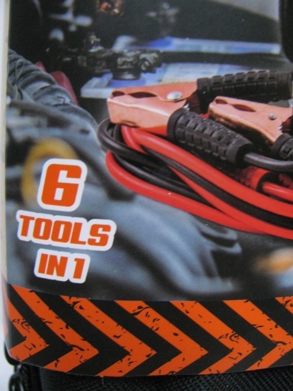 Dirty Dog Emergency Auto Breakdown Kit 6 Tools BLACK NWT