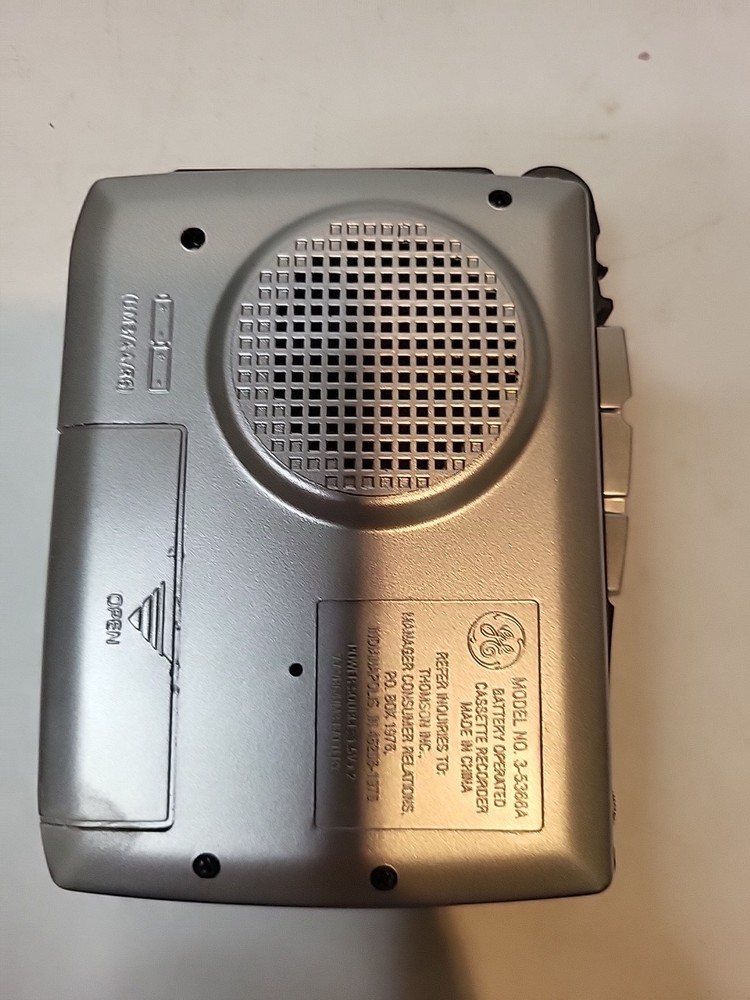 General Electric 3-5366 Handheld Cassette Recorder Auto Voice