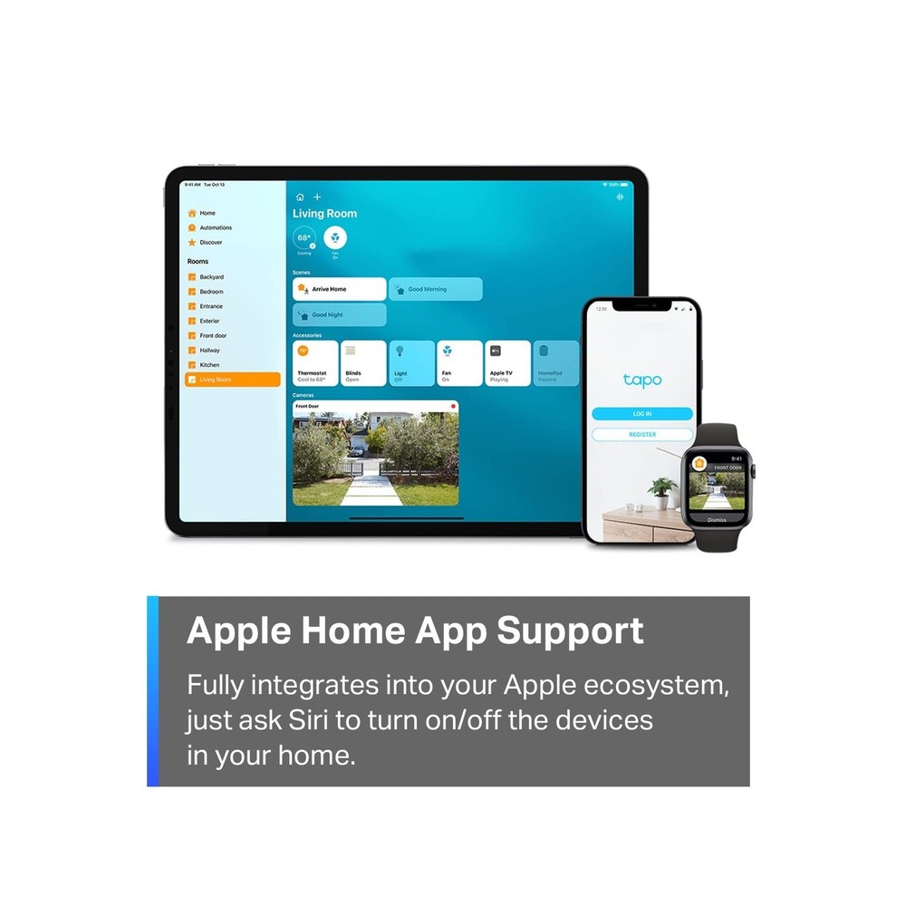 TP-Link Tapo Matter Supported Smart Plug Mini, Compact Design, 15A/... Fast Ship