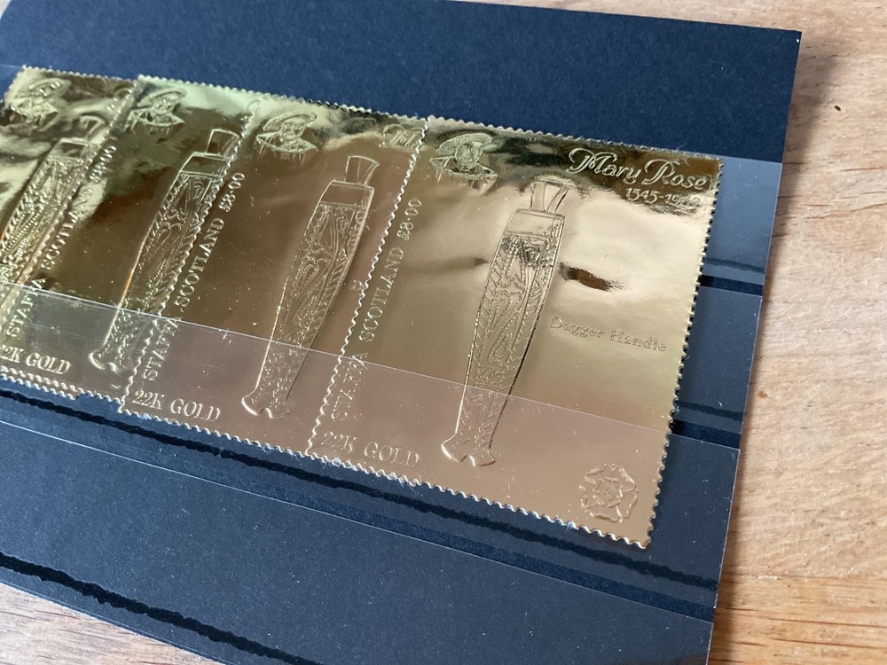 Mary Rose 22k gold mint never hinged stamps B954