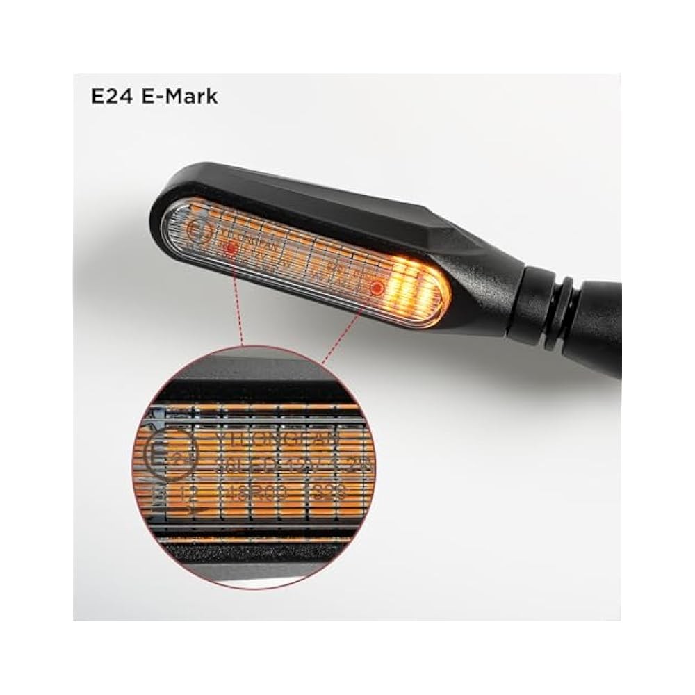 For Waterproof Motorcycle Signals, LED Turn Lights, Compact & Universal