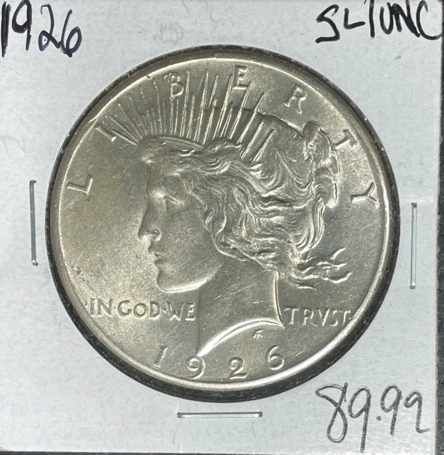 1926 PEACE SILVER DOLLAR ~ SL/UNC ~NICE COIN~