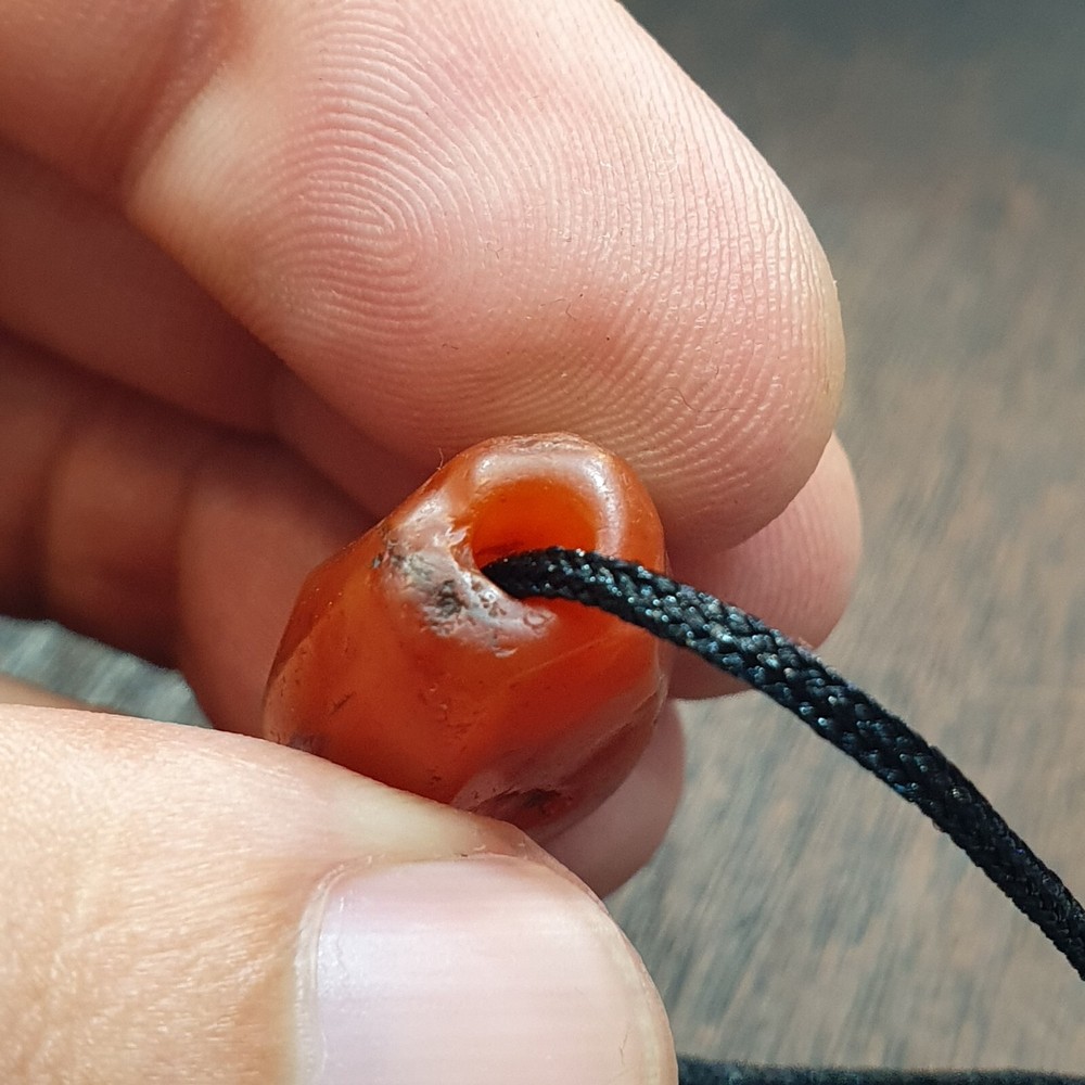 Ancient Antique Carnelian Middle eastern African AGATE Bead