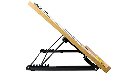 A2 Foldable Drawing Board Table Model Drafting Board with Clips