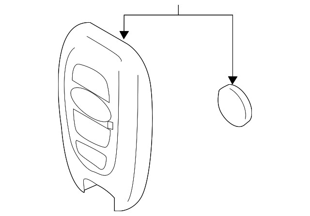 Genuine Subaru Keyless Entry Transmitter 88835XC00A