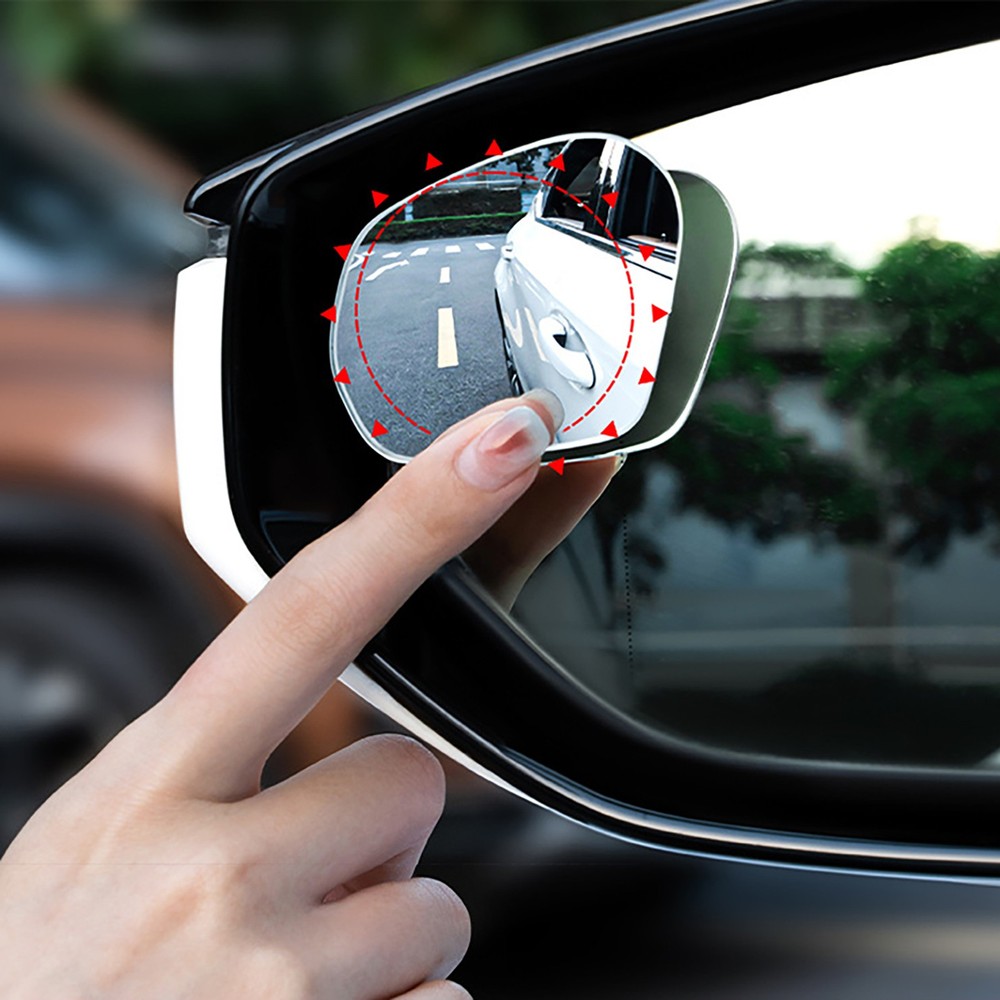 2PCS Blindspot Mirror For Car | Wide Angle Side Mirror Blindspot 360° Adjustable