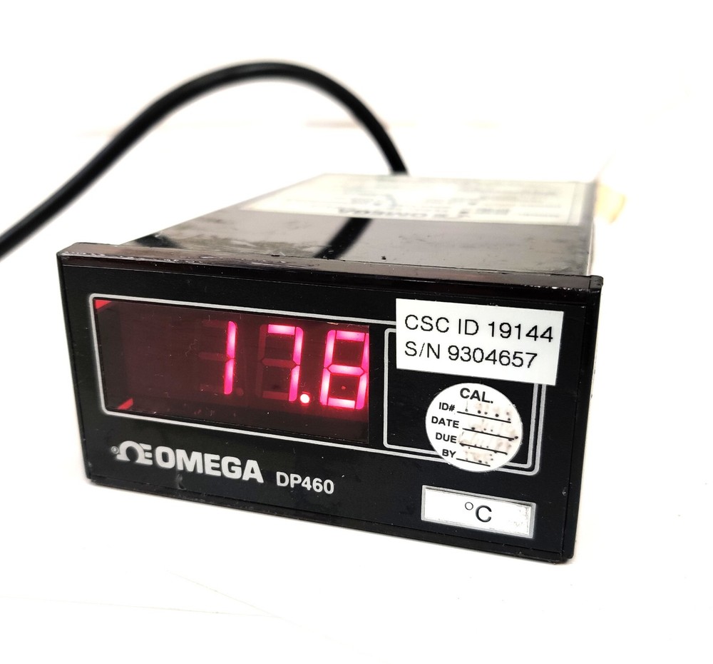 Omega DP460T Digital Temperature Panel Meter Thermometer 1/8 DIN