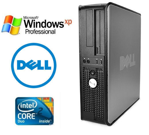 Dell Windows XP SP3 Desktop Computer 32-Bit RS232 Serial and Parallel Port 4GB