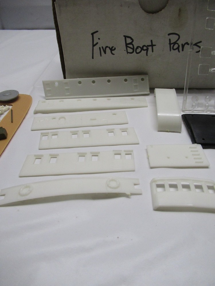 Fire Boat Parts For A Plastic Model Kit