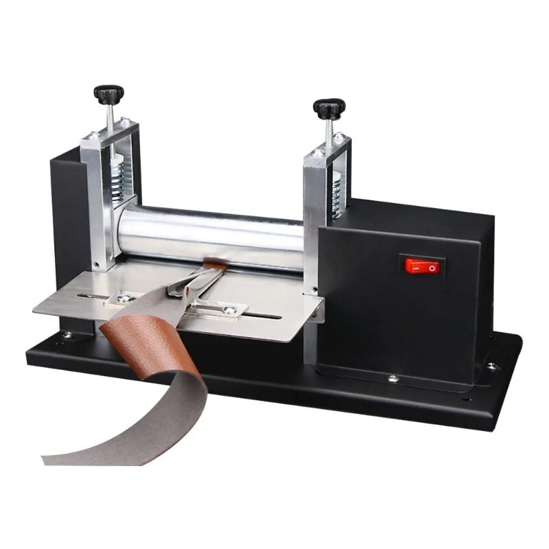 Electric Leather Strip Extractor Leather Strap Fold Guider Belt Folder Pressor