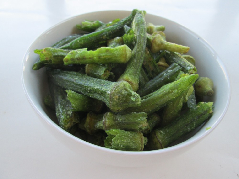 Dried Okra Chips, 2 lbs / bag-greenbulk