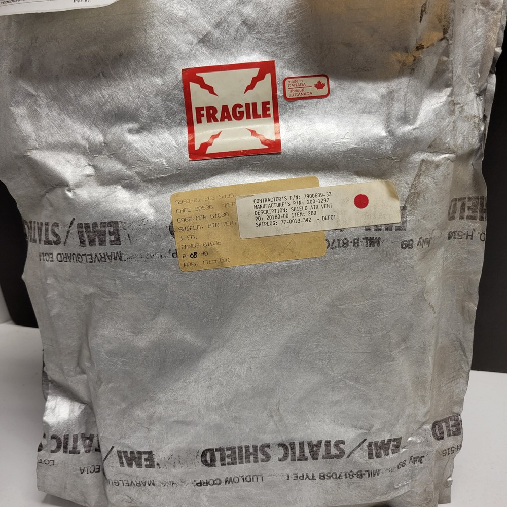 5999-01-266-5495  Radio Frequency/electromagnetic Interference Shield