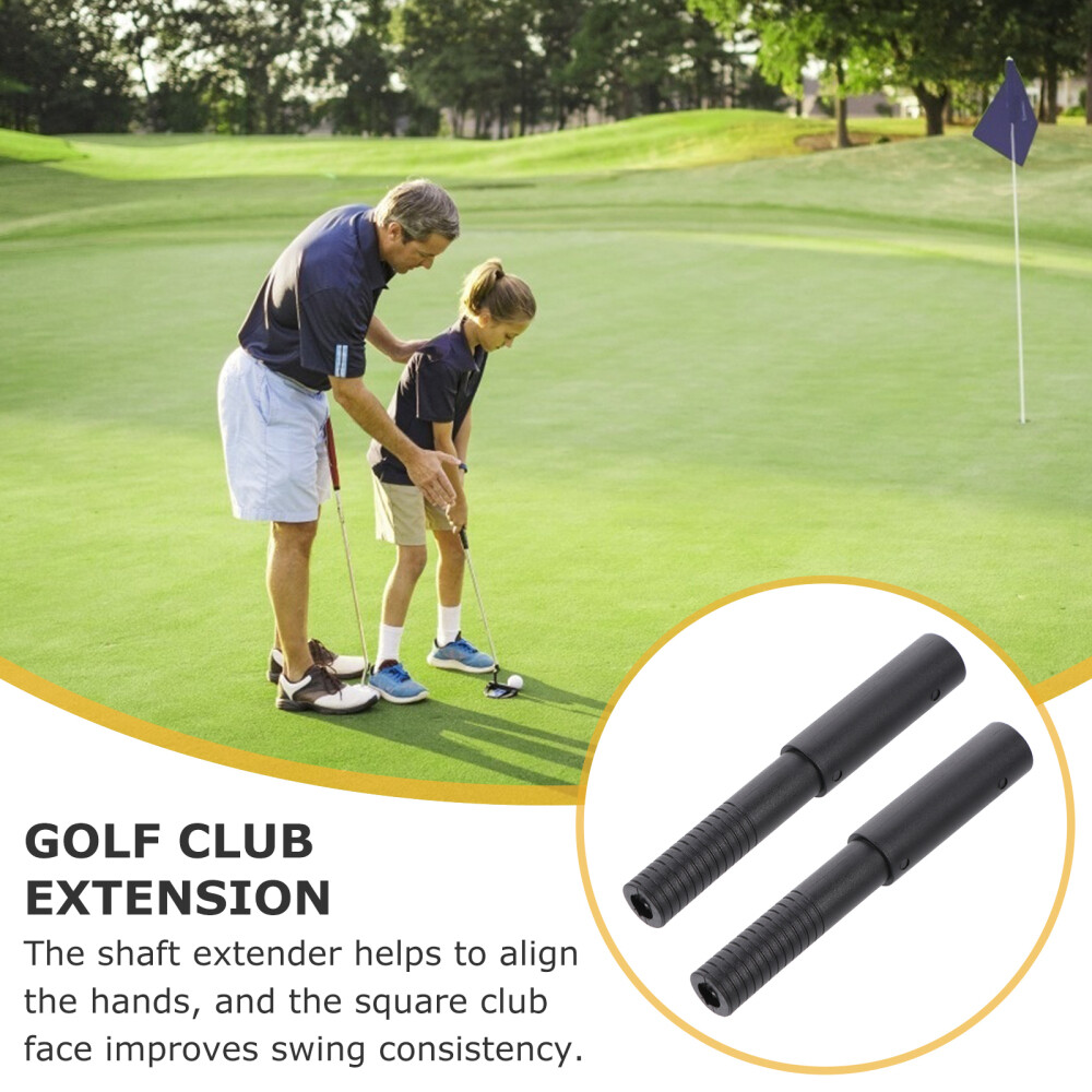 2 Pcs Extension Rods Driver Fairway Extender Graphite Shaft Extender Stick