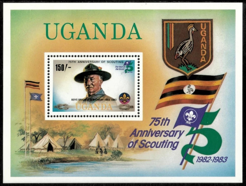 Uganda 1983, Scouts MNH