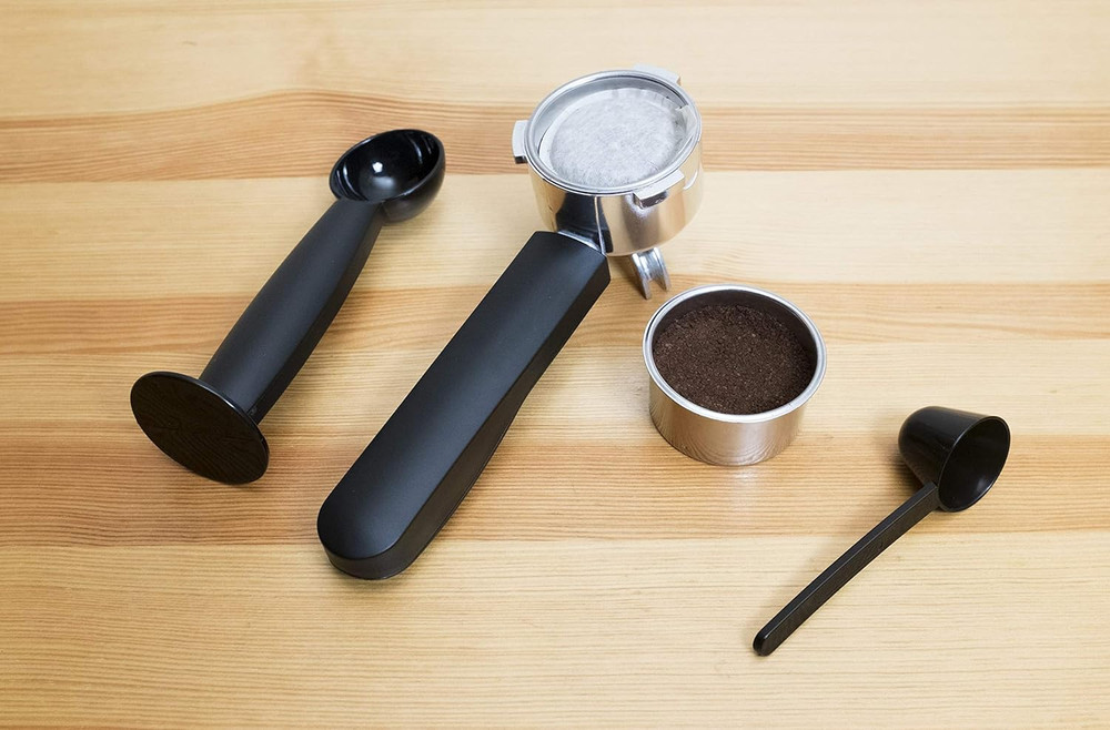 10-Cup Stainless Steel Espresso & Coffee Maker Combo