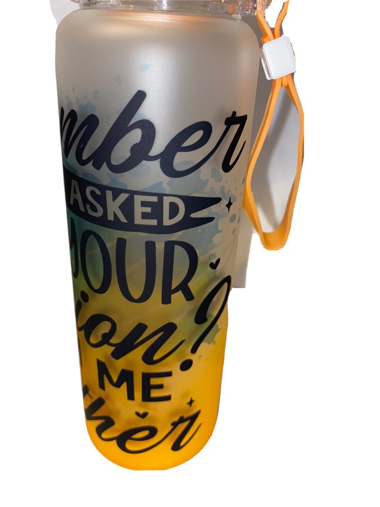 17oz Frosted Glass Bottle