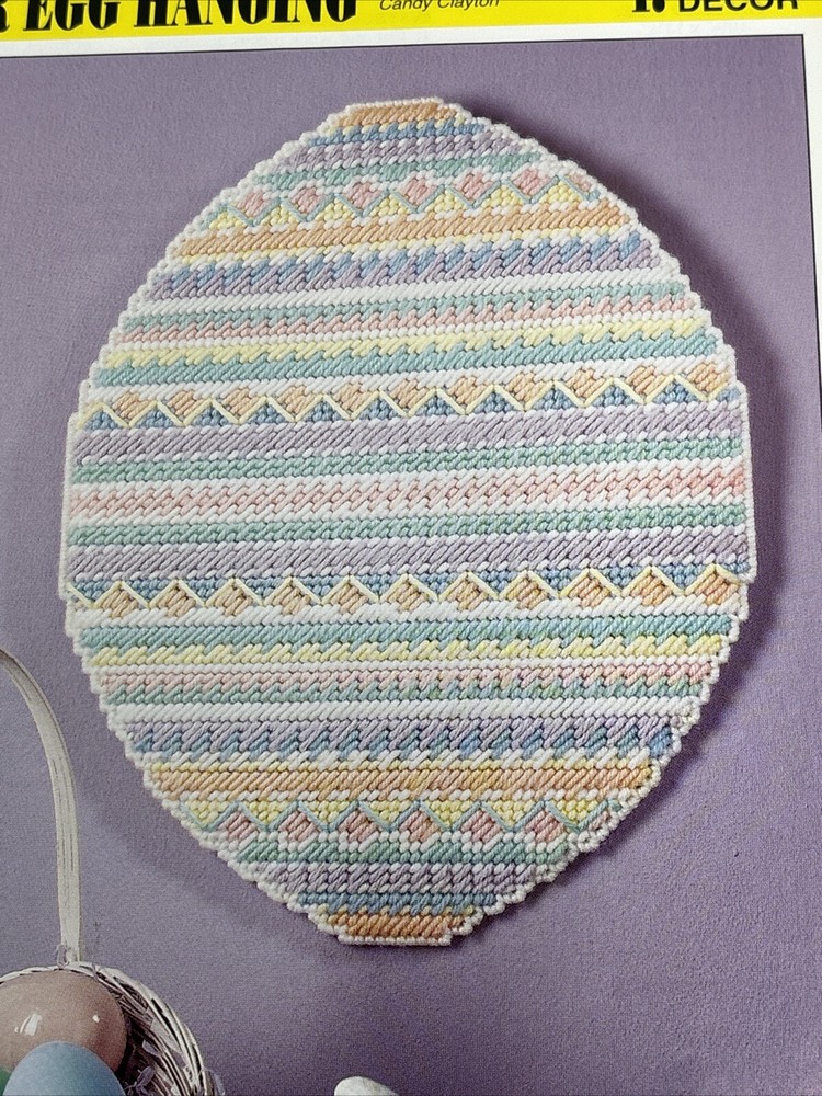 Easter Egg Hanging Annie's Attic Plastic Canvas Pattern Page