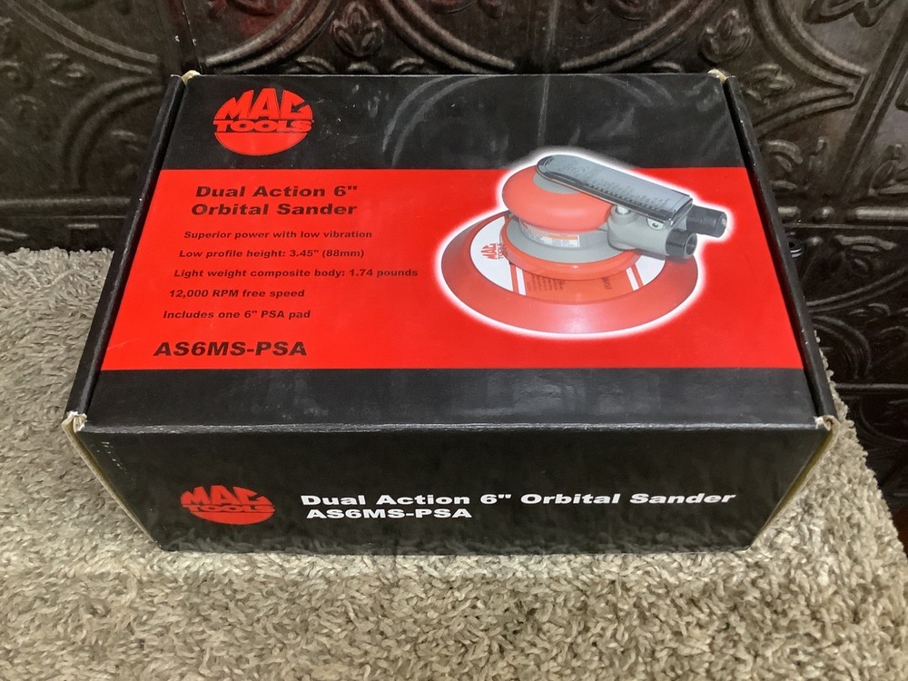 Mac Tools Dual Action 6" Orbital Sander AS6MS-PSA