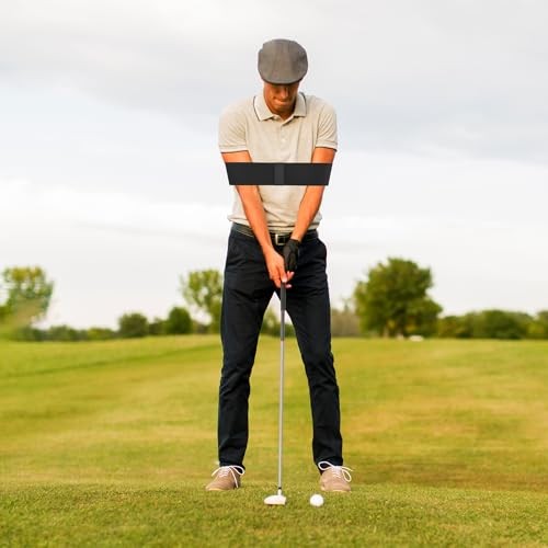 Grip Trainer Attachment & Swing Correcting Arm Band - Ultimate Black Golf