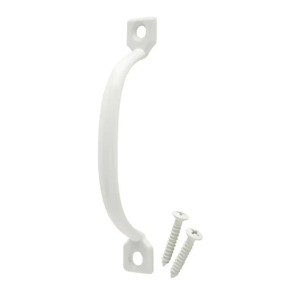 2 Pack Everbilt 4-1/2 inch White Hand Pull Gate Cabinet Door Pull Handles 15094